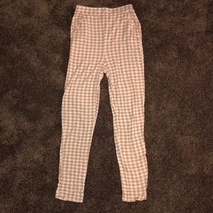 Checkered trousers